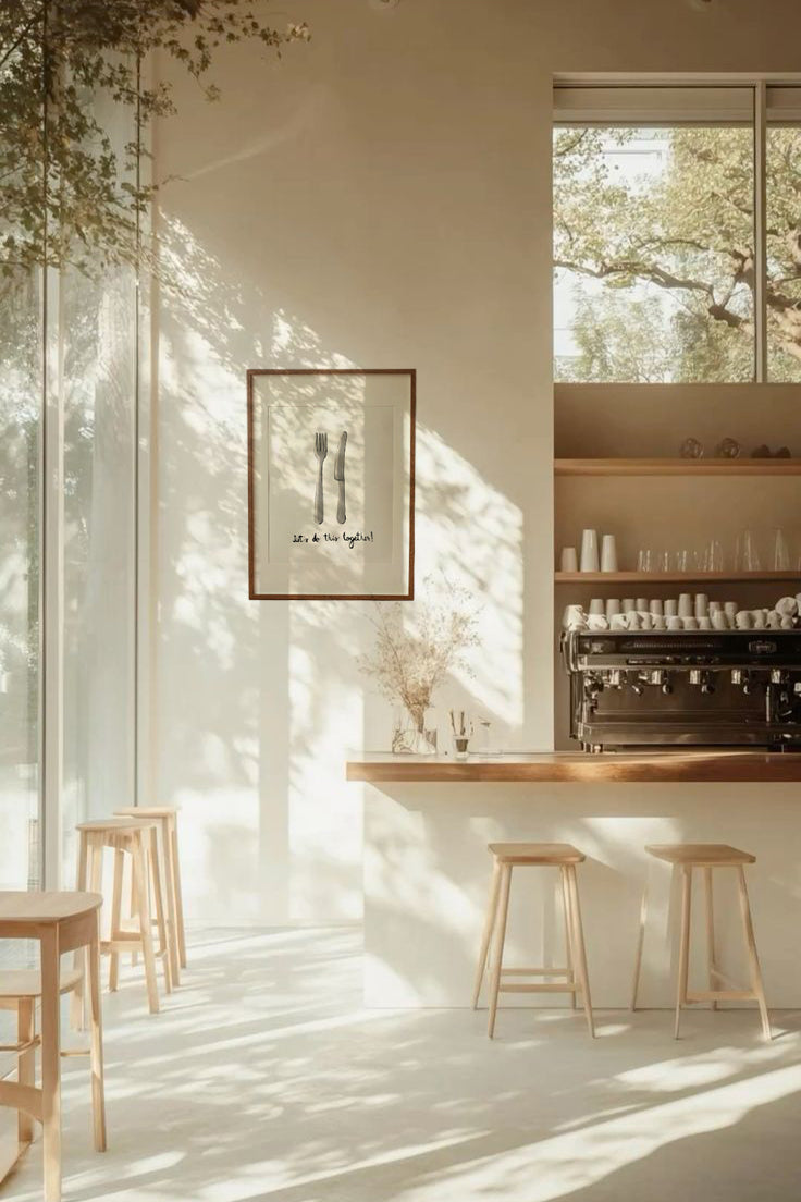Digital Tokyo Coffee Shop Wall Art Print